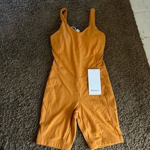 lululemon Orange Bpdy Suit